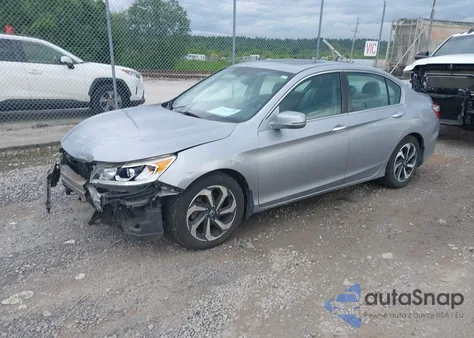 2016 Honda Accord Ex-L from USA, damaged, VIN 1HGCR2F85GA089744